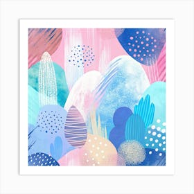 Abstract Watercolor Background Art Print