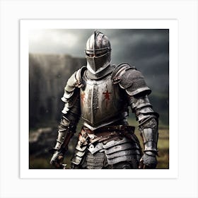 Knight In Armor Art Print