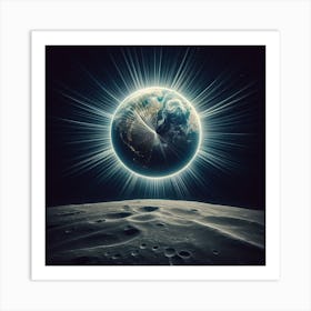 Earth From Space 4 Art Print