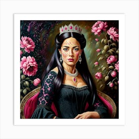 Queen Of Roses Art Print