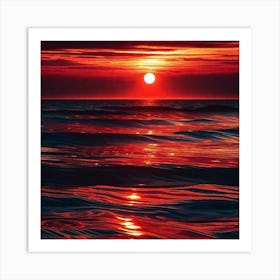 Sunset Painting, Sunset Painting, Sunset Painting, Sunset Painting 2 Art Print