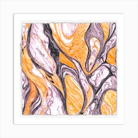 Marble Swirls Art Print