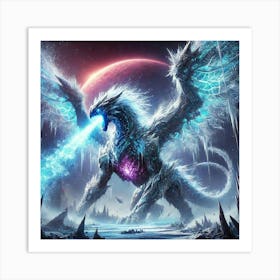 A Sci Fi Depiction Of Frostbite, The Celestial Ter Art Print