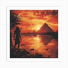 Egyptian Sunset Art Print