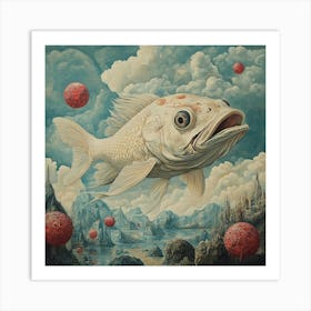 Fish In The Sky 1 Art Print