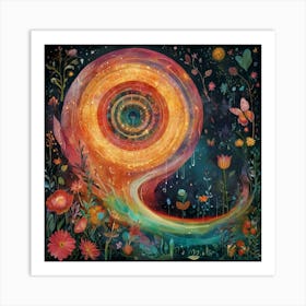 Spiral Of Life Art Print