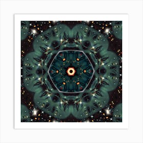 Eye See U Kaleidoscope Art Print