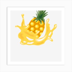Fresh pineapple Art Print
