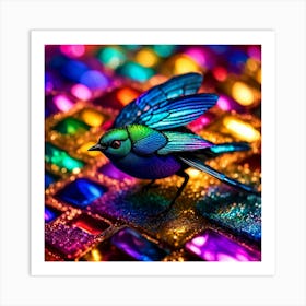 Colorful Bird Art Print