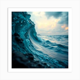 Big Ocean Wave Affiche