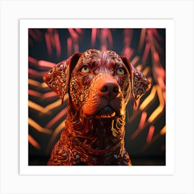 Dog Portrait Art Print