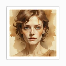 Portrait Of A Woman 29 Art Print