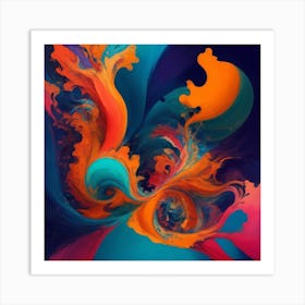 Abstract Painting 1 Art Print