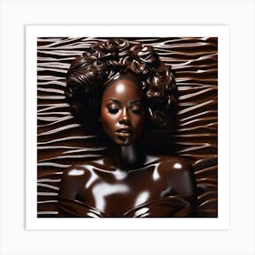 Chocolate Woman 1 Art Print