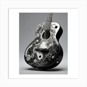 Yin and Yang in Guitar Harmony 11 Art Print