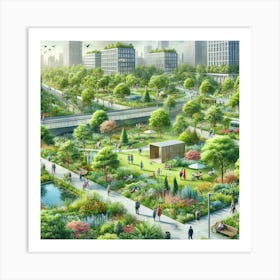 Urban Garden Art Print