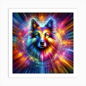 Shepherd Dog Spirit Art Print