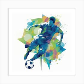 Soccer Player Art Print