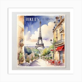 Paris Eiffel Tower Art Print