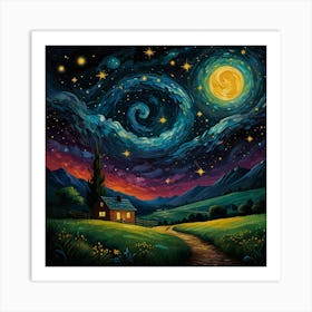 Starry Night 21 Art Print