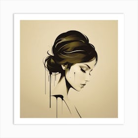 Portrait Of A Woman Art Print