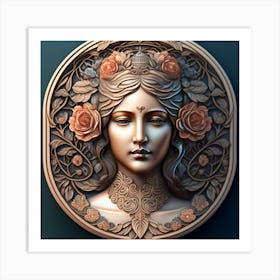 Goddess Of Love Art Print