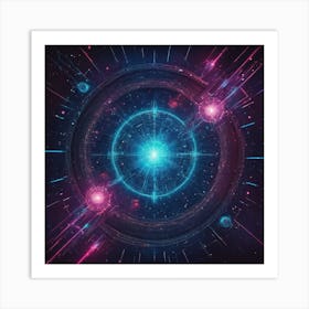 Space Station Art Print