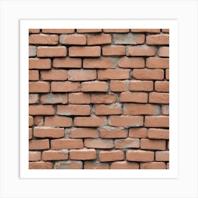 Brick Wall 37 Art Print