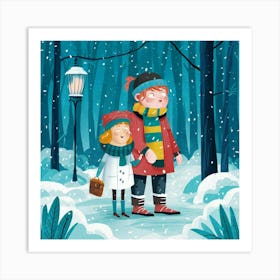 Winter Is Finally Here Art Illustration Vf5hgjqpq6auscz45tu8yw 7834t2dqtg2rs5qwcx7x7a Art Print