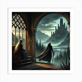 A Tense Scene In Queen Sorath Converted Art Print