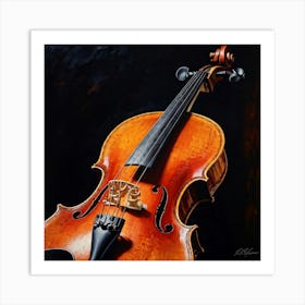 Violin Art Print