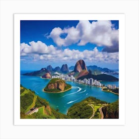 Rio De Janeiro beautiful landscape Art Print