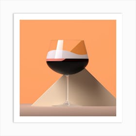 Abstract Trendy Cocktail Wall Art Art Print