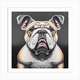 Bold Bulldog Art Print