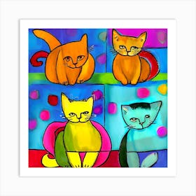 The Cats 2 Art Print