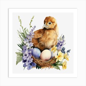 Easter Chick 4 Art Print