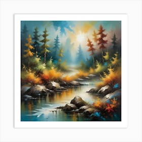 Autumn Forest 3 Art Print