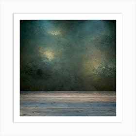 Empty Room With Wooden Floor 4 Art Print