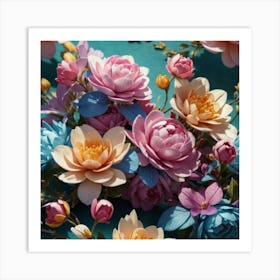 Peonies Art Print