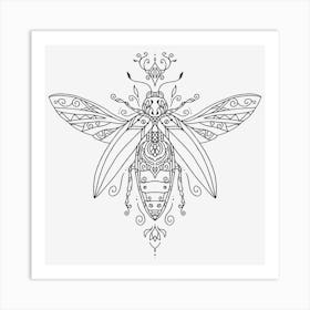 Mandala Insect 09 Art Print