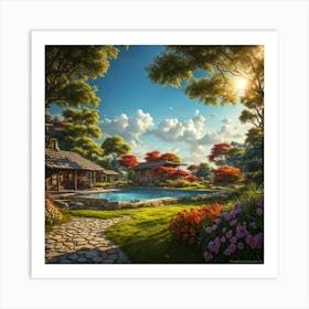 Landscape Painting Art Print