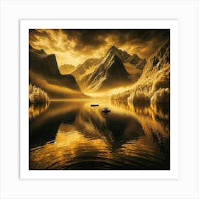 Golden Sunrise Art Print