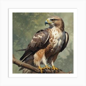 Eagle Can Follow The Own Way Art Print