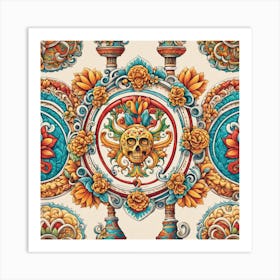 Mexican Pattern 11 Art Print