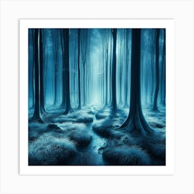 Dark Forest 9 Art Print