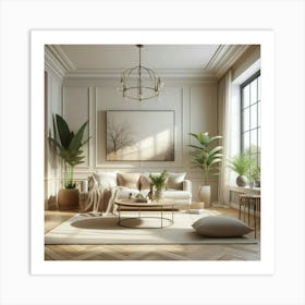 Modern Living Room 39 Art Print