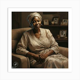 Portrait Of An African Woman Art Print