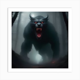 Werewolf Art Print