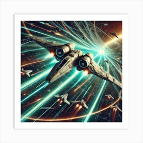 Nebula Weaver High Maneuverability Converted Art Print