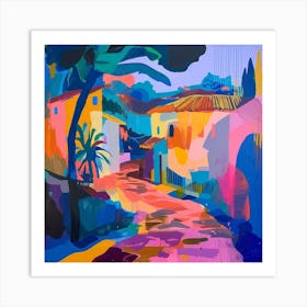 Abstract Travel Collection Granada Nicaragua 4 Art Print